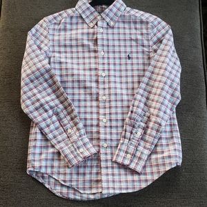 Ralph Lauren Boys Dress Shirt size M(10-12)